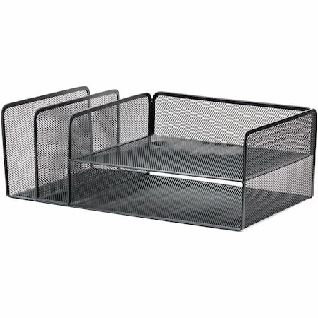 Lorell File Organizer, 4 Tiers, Horizontal/Vertical, Black LLR95281